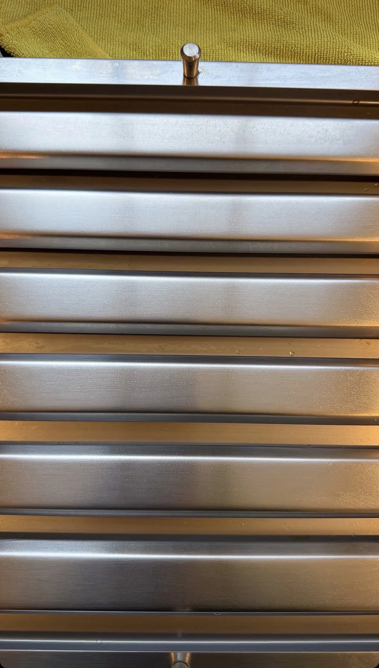 Range hood filter after cleaning